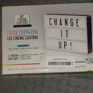 Color Changing LED Cinema Lightbox